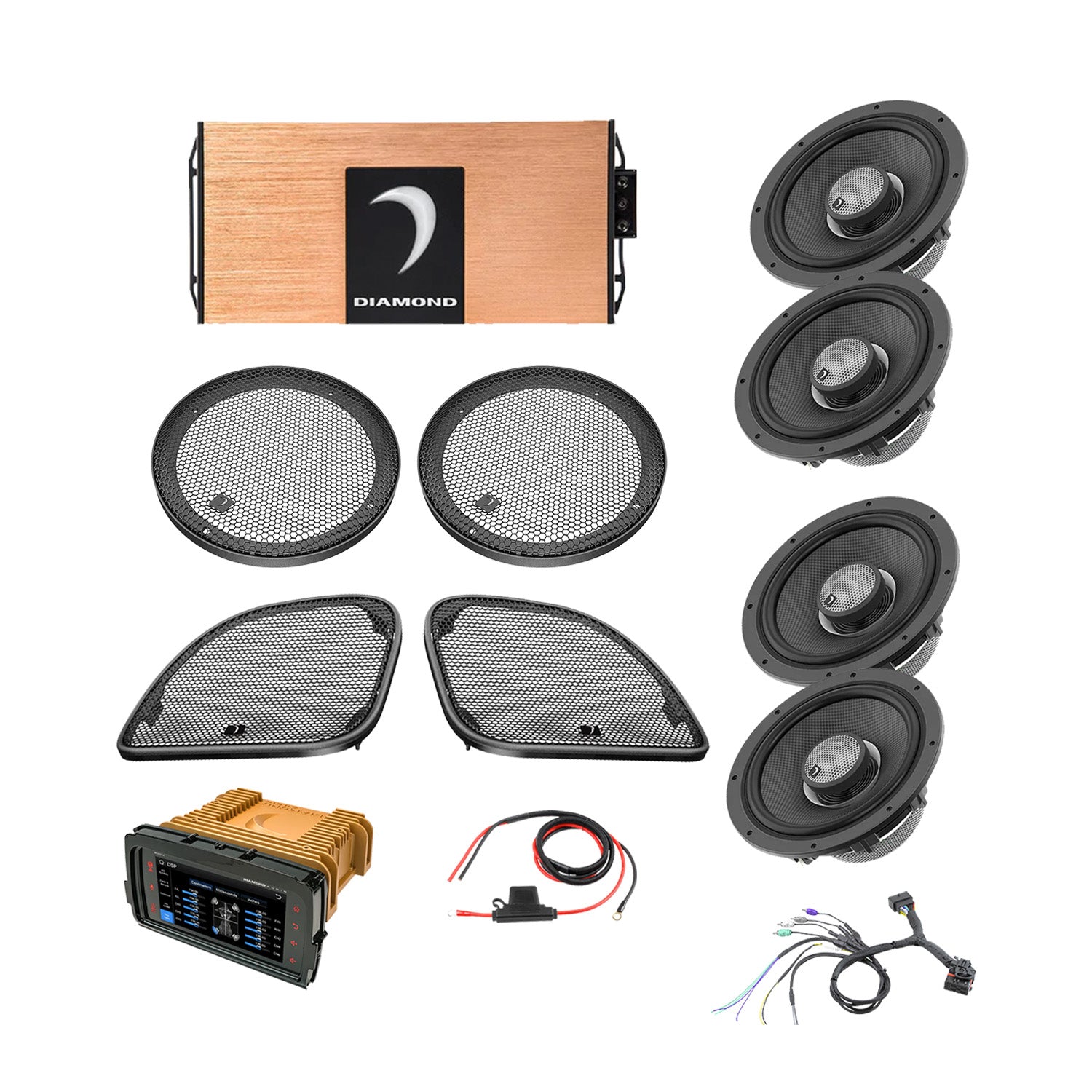 DA1423RGTP1R 2014–2023 Road Glide 4-Speaker System