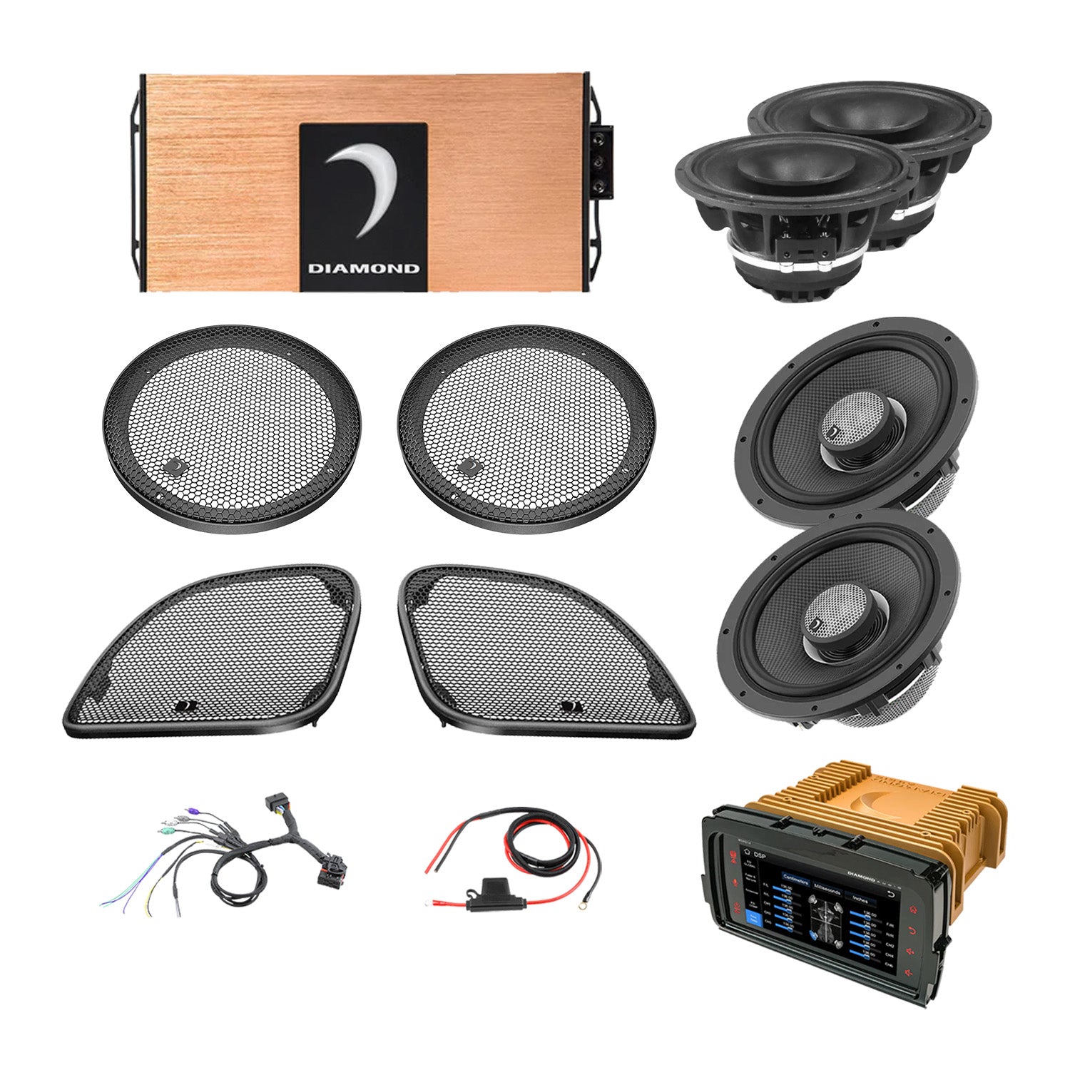 DA1423RGTP2R 2014–2023 Road Glide 4-Speaker System