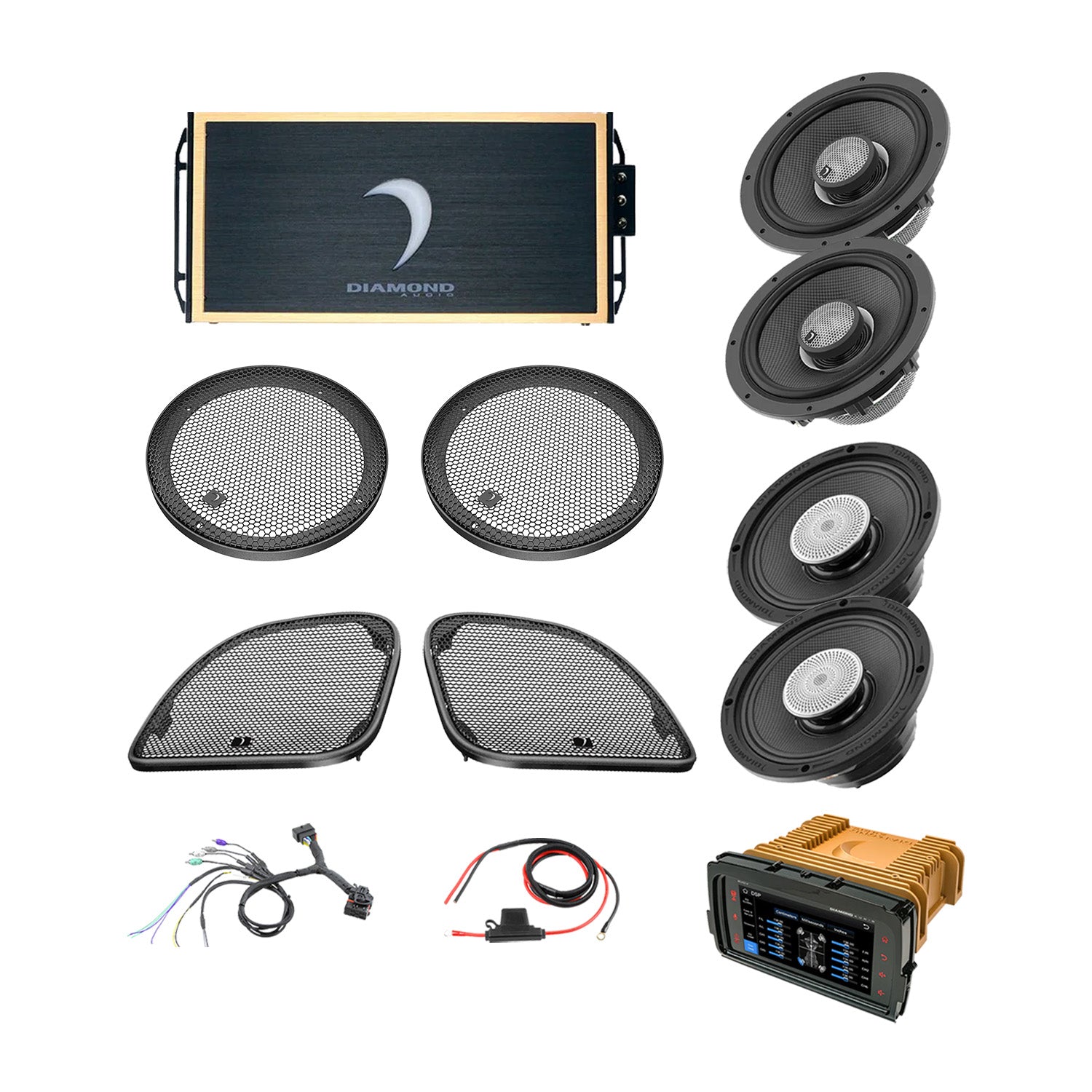 DA1423RGTP3R 2014–2023 Road Glide 4-Speaker System