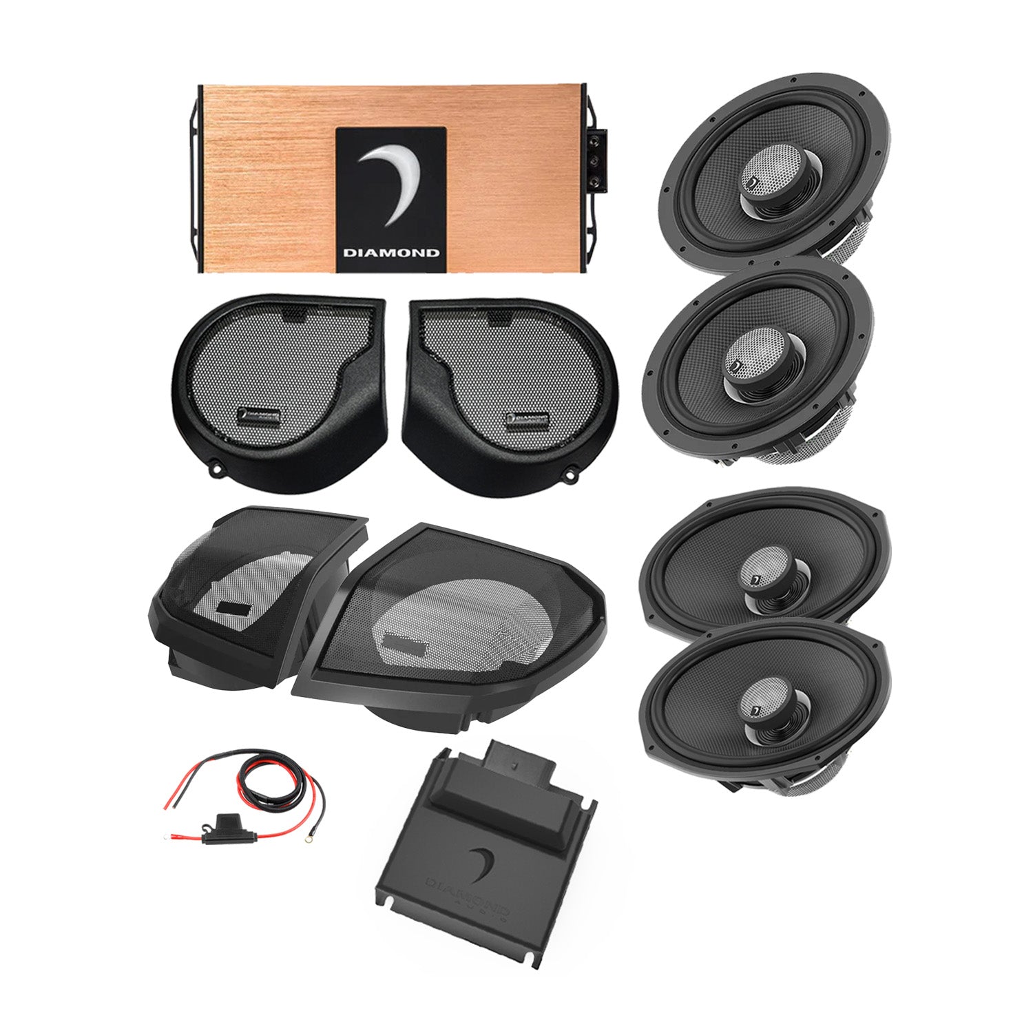 DA24SGSP3 24+ Street Glide 4-Speaker System