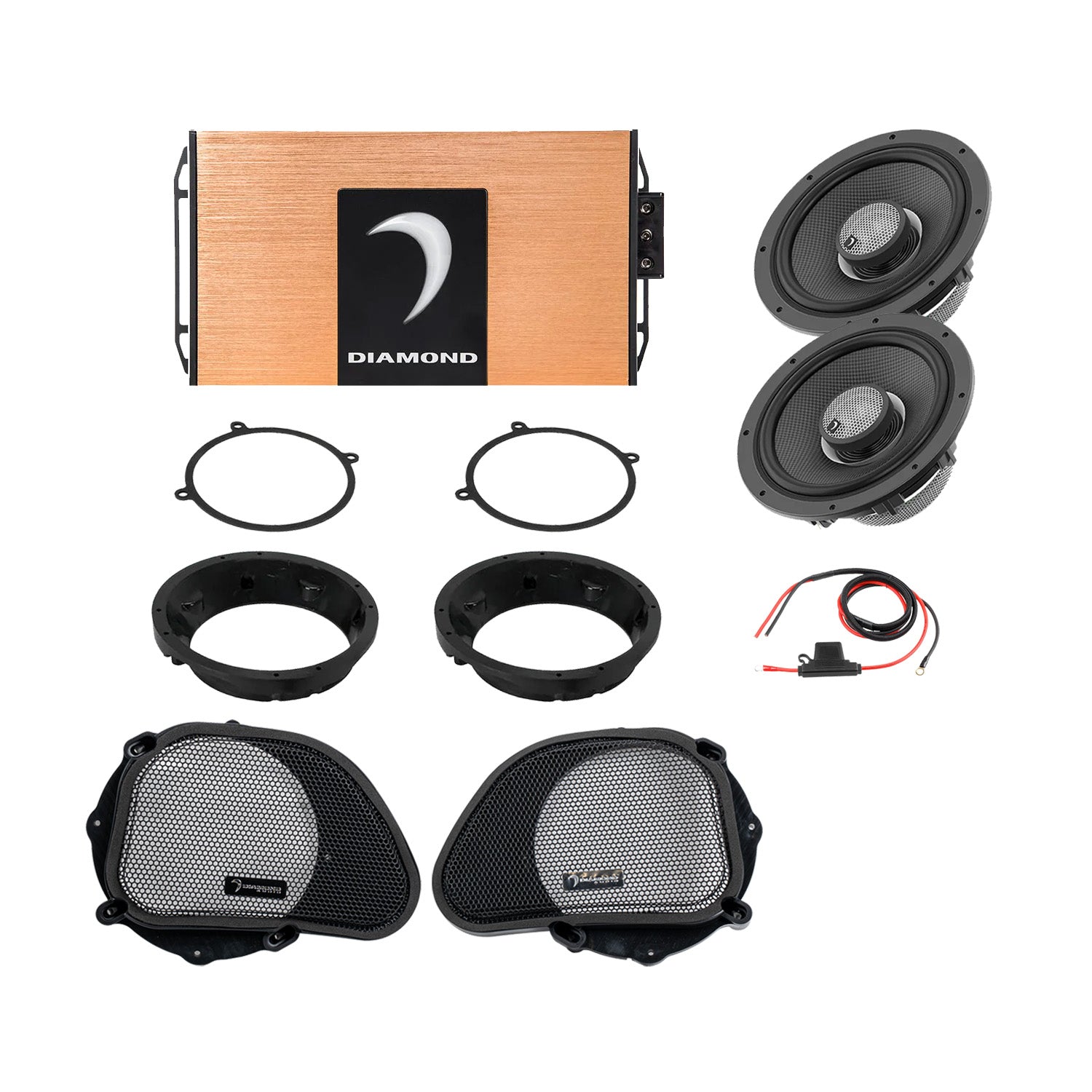 DA9813RGSP1 1998–2013 Road Glide 2-Speaker System
