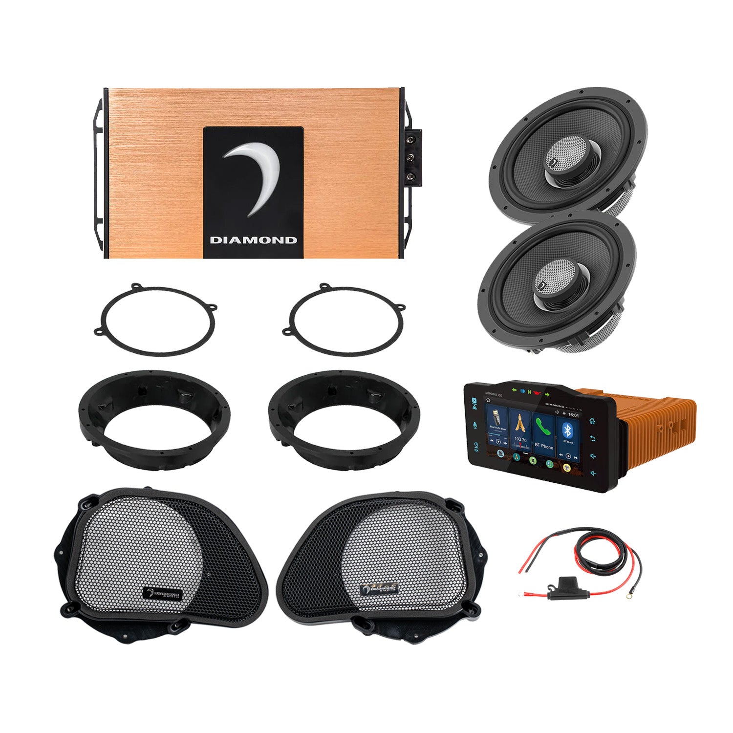 DA9813RGSP1R 1998-2013 Road Glide 2-Speaker System