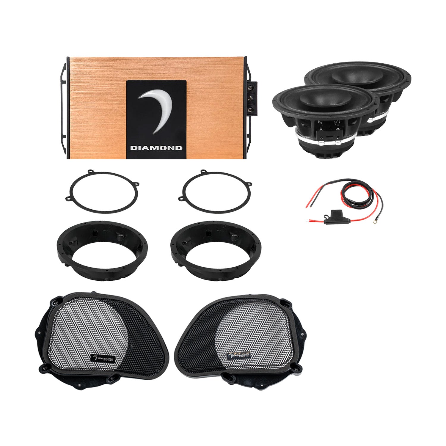 DA9813RGSP2 1998–2013 Road Glide 2-Speaker System