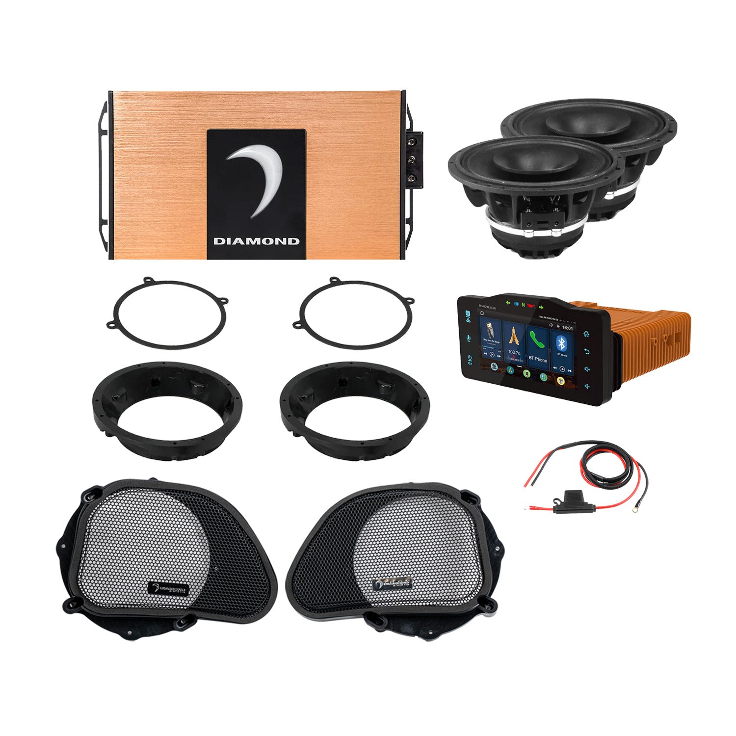 DA9813RGSP2R 1998–2013 Road Glide 2-Speaker System