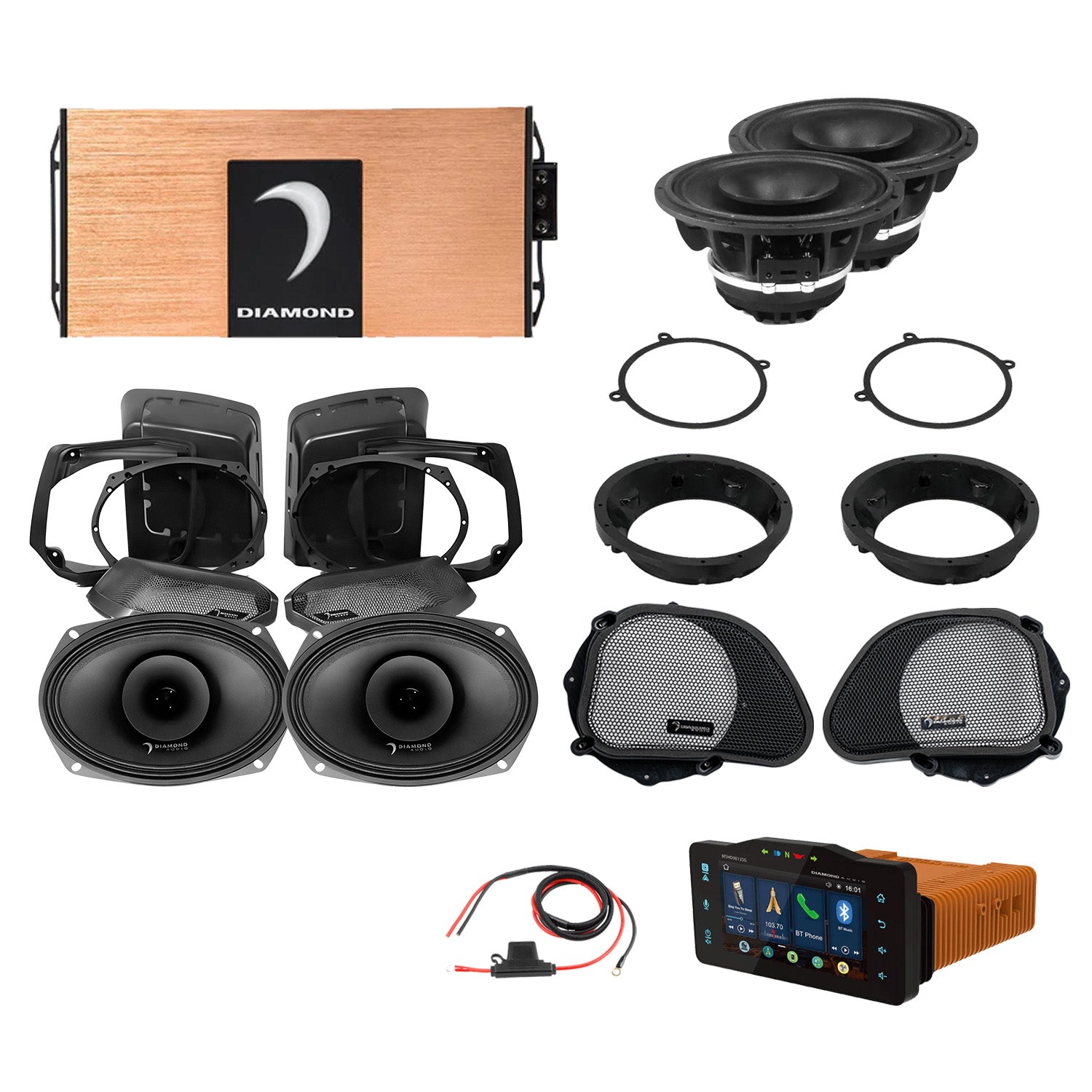 DA9813RGSP4R 1998–2013 Road Glide 4-Speaker System