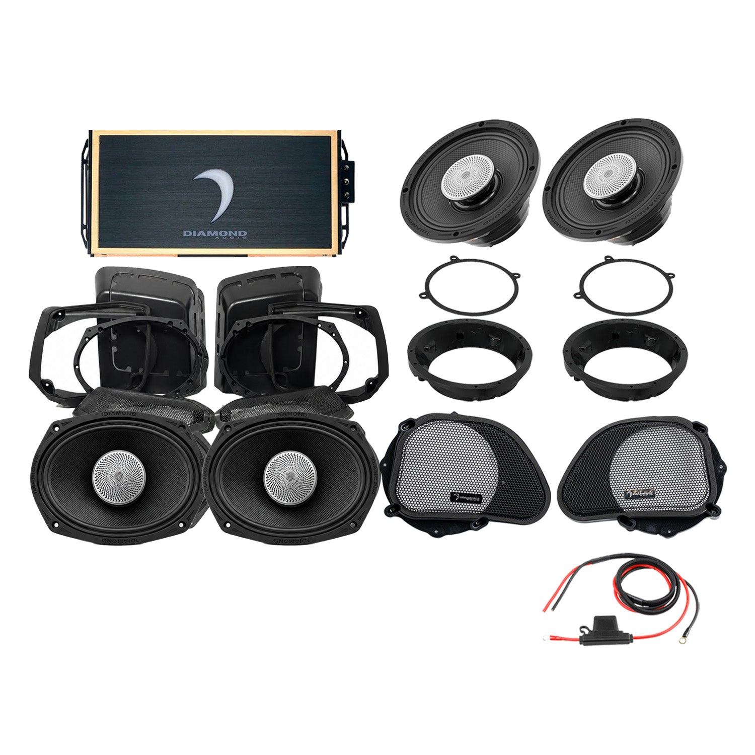 DA9813RGSP5 1998–2013 Road Glide 4-Speaker System