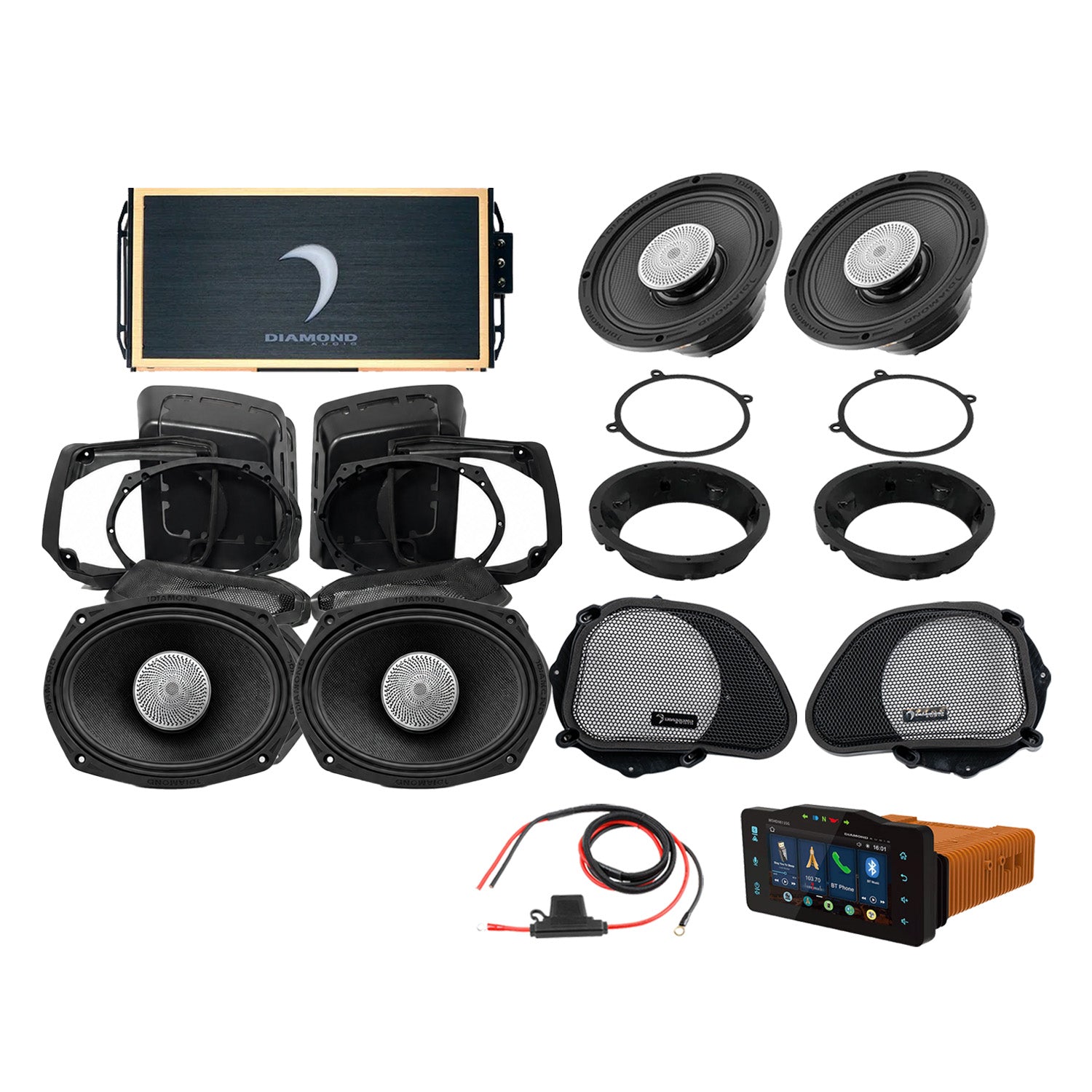 DA9813RGSP5R 1998–2013 Road Glide 4-Speaker System