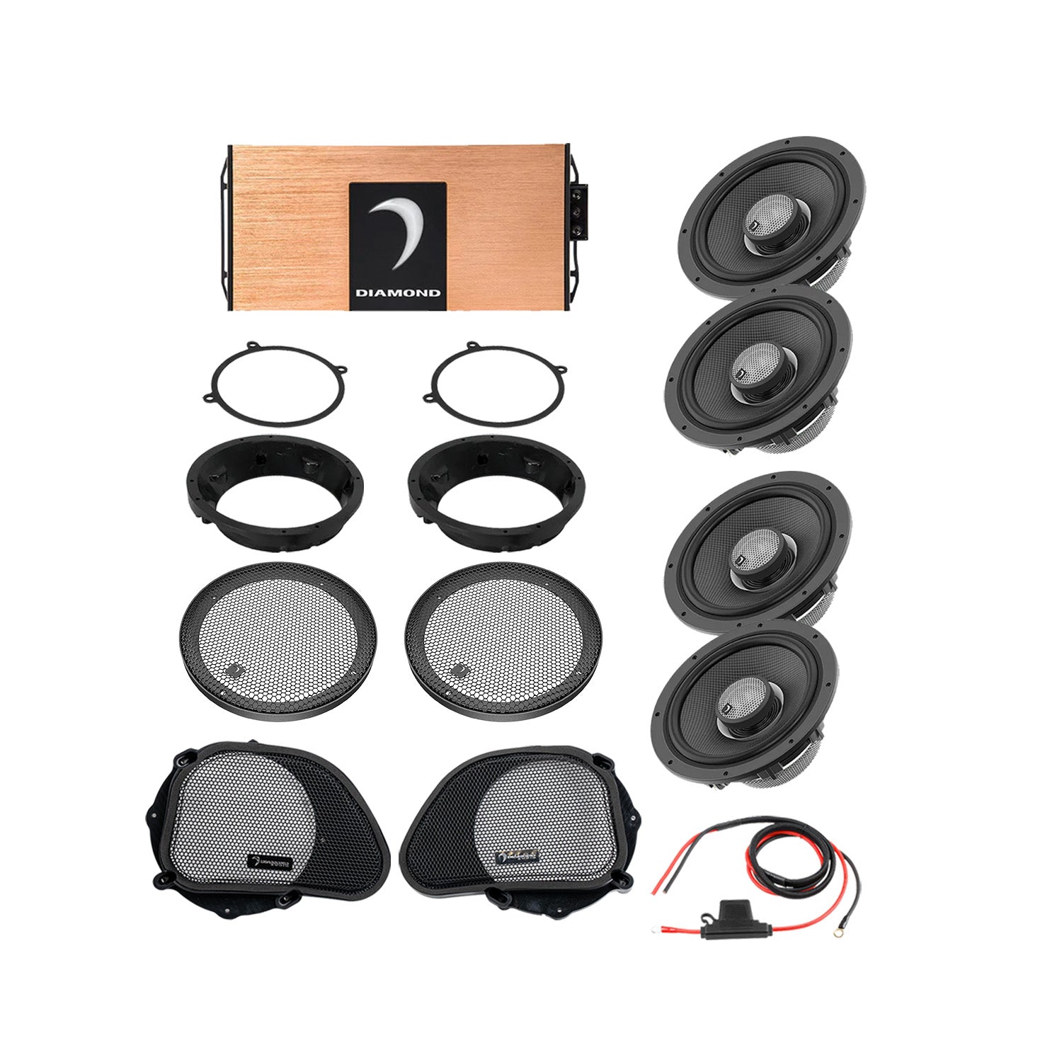 DA9813RGTP1 1998–2013 Road Glide 4-Speaker System