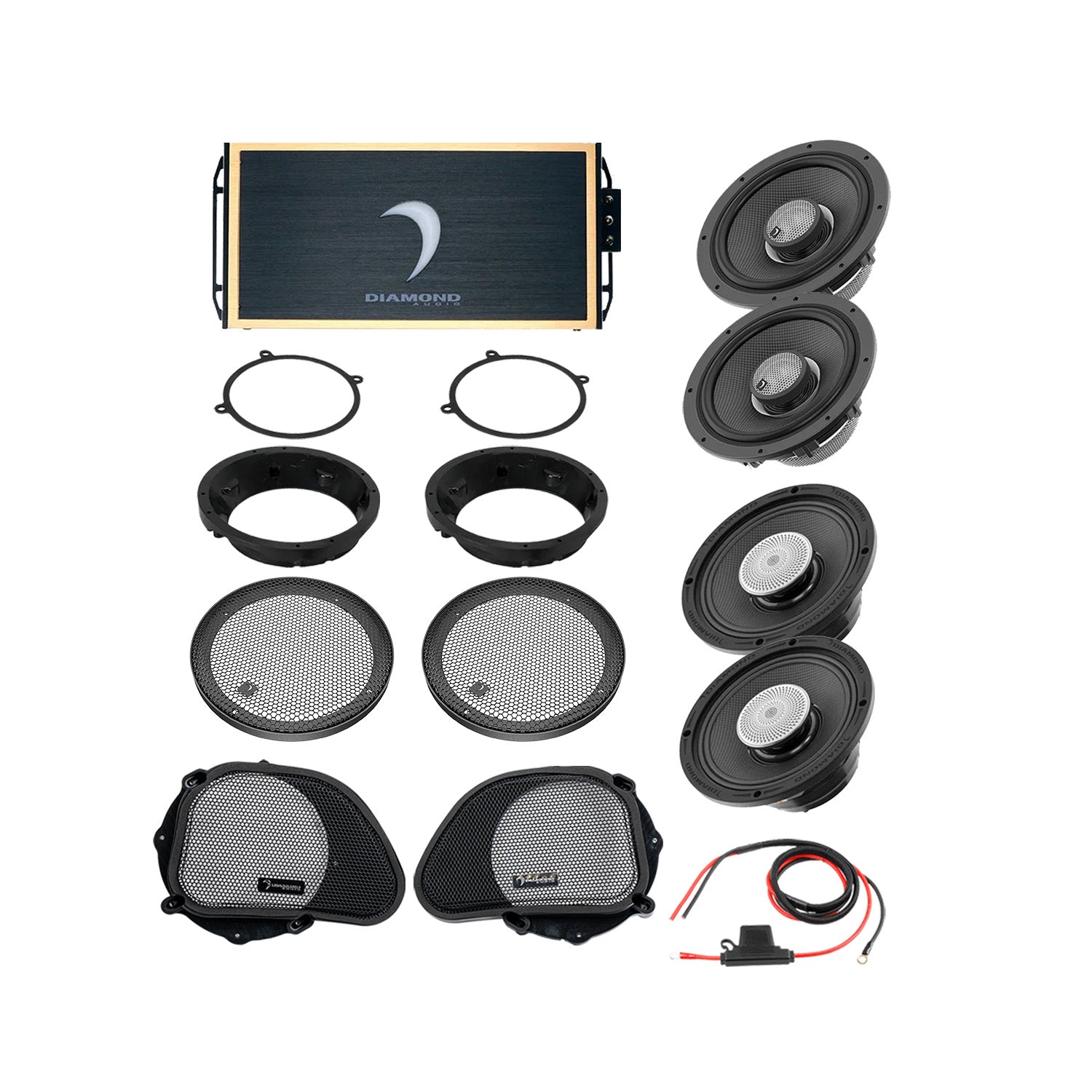 DA9813RGTP3 1998–2013 Road Glide 4-Speaker System