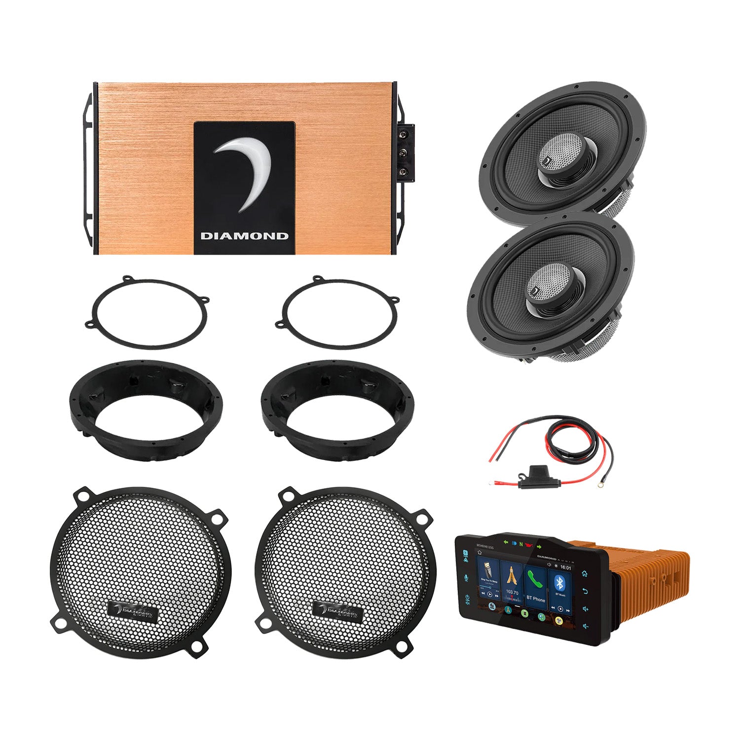 DA9813SGSP1R 1998–2013 Street Glide 2-Speaker System