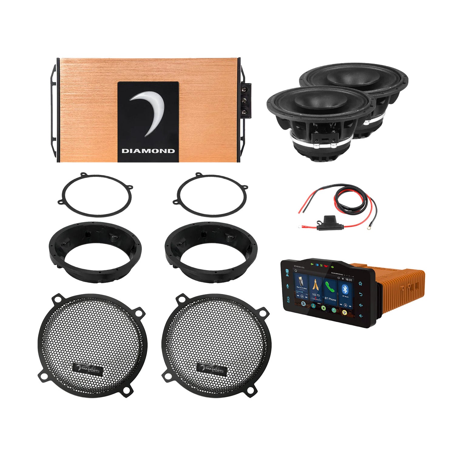 DA9813SGSP2R 1998–2013 Street Glide 2-Speaker System