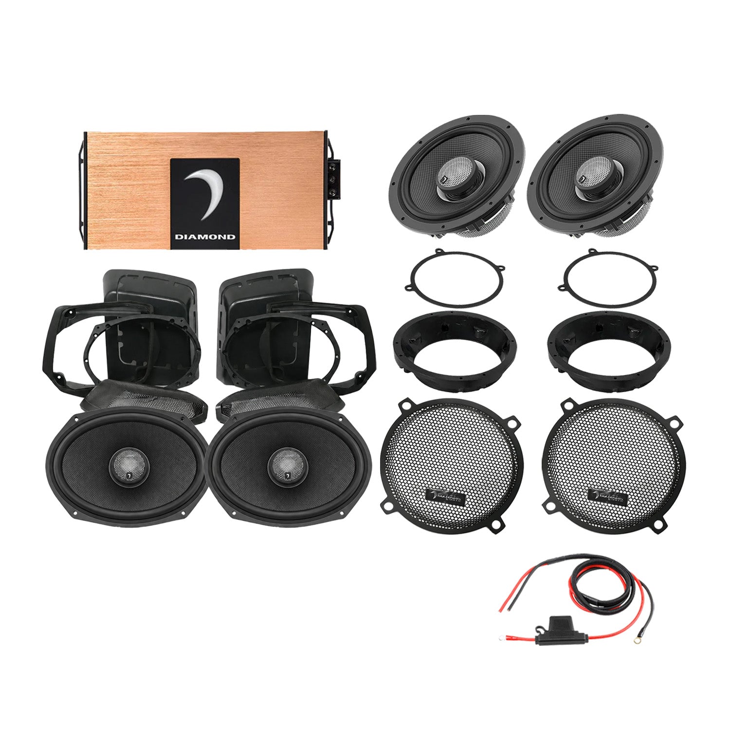 DA9813SGSP3 1998–2013 Street Glide 4-Speaker System