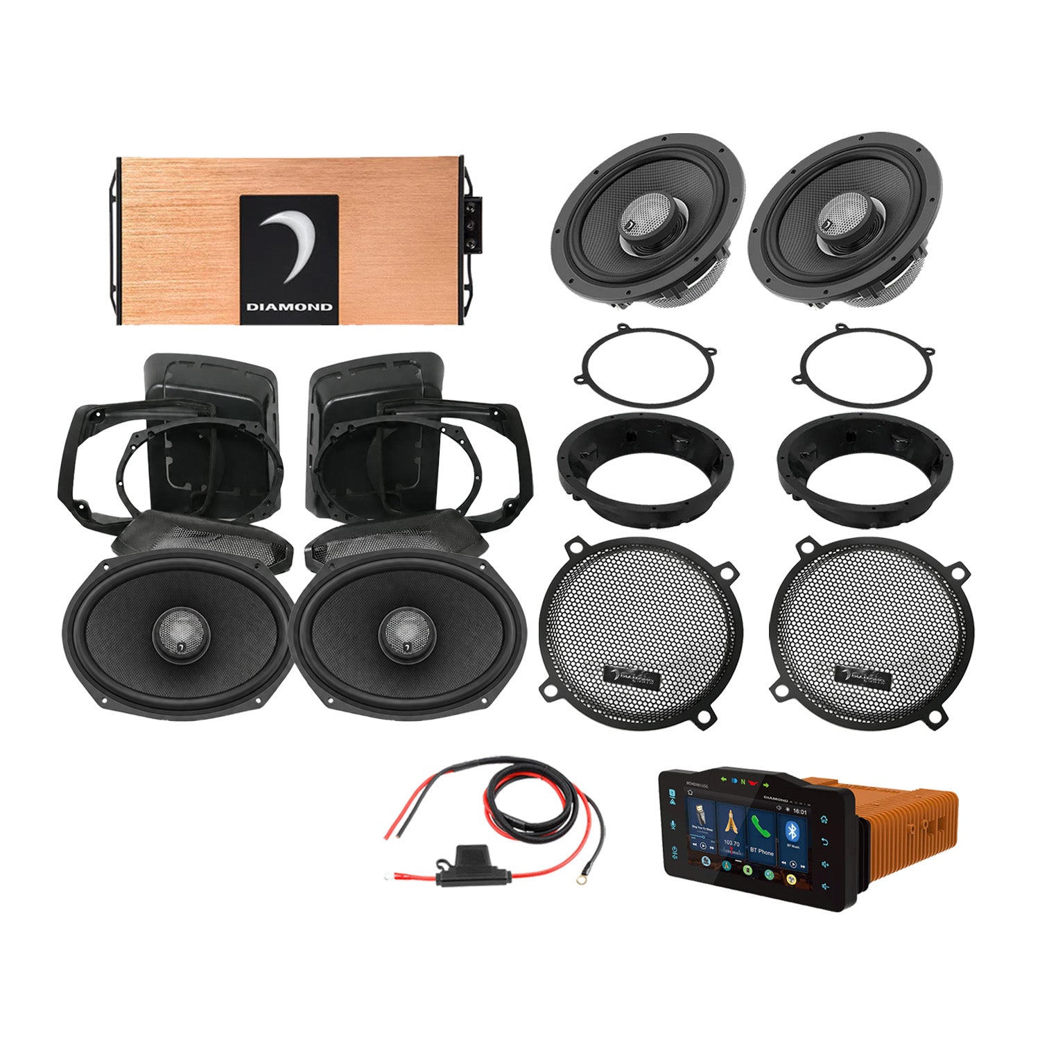 DA9813SGSP3R 1998–2013 Street Glide 4-Speaker System