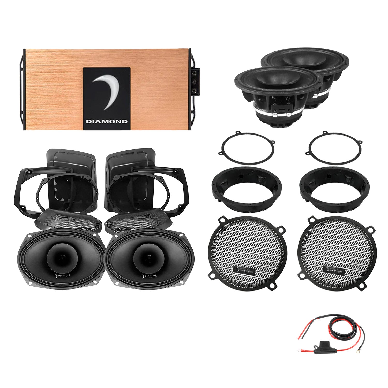DA9813SGSP4 1998–2013 Street Glide 4-Speaker System