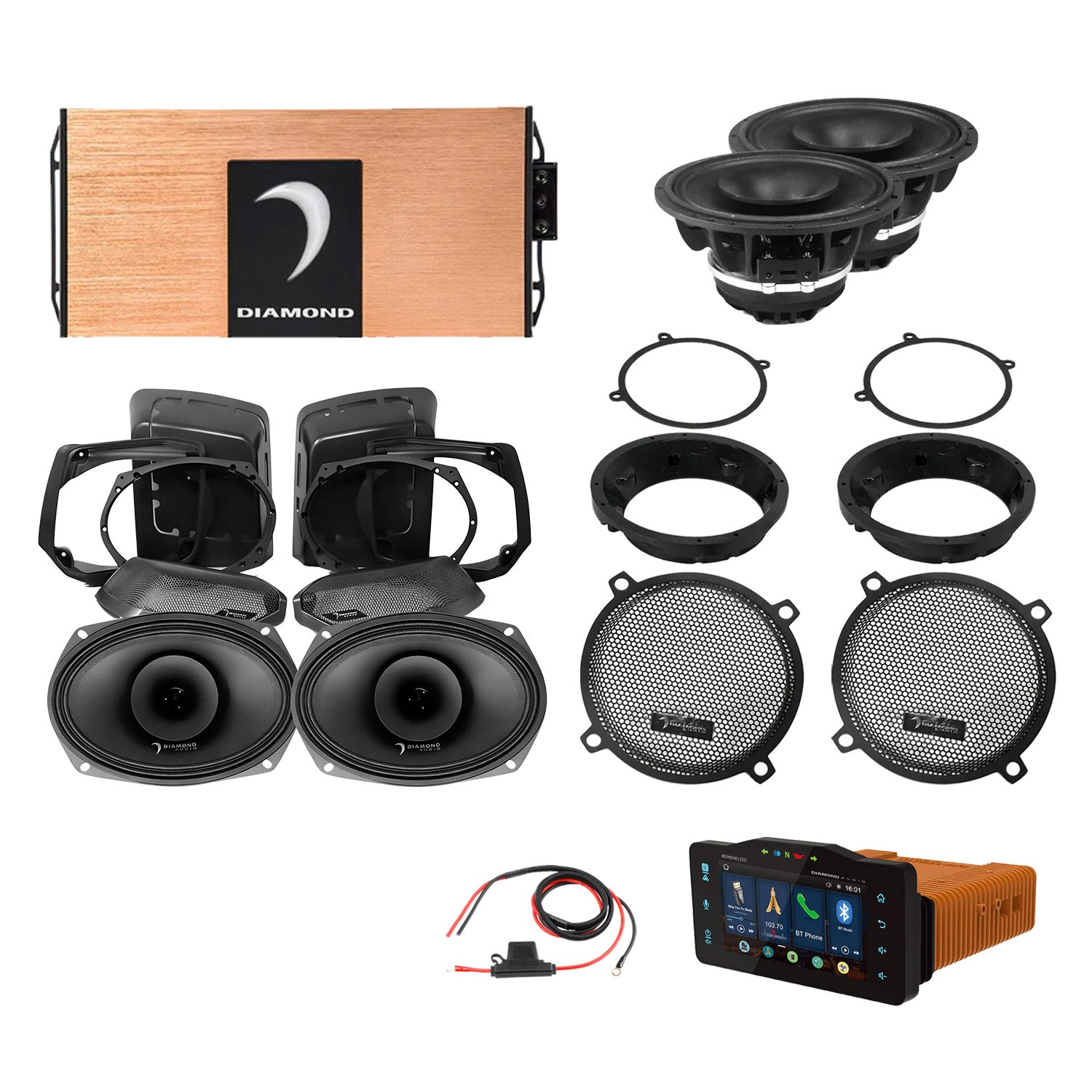 DA9813SGSP4R 1998–2013 Street Glide 4-Speaker System