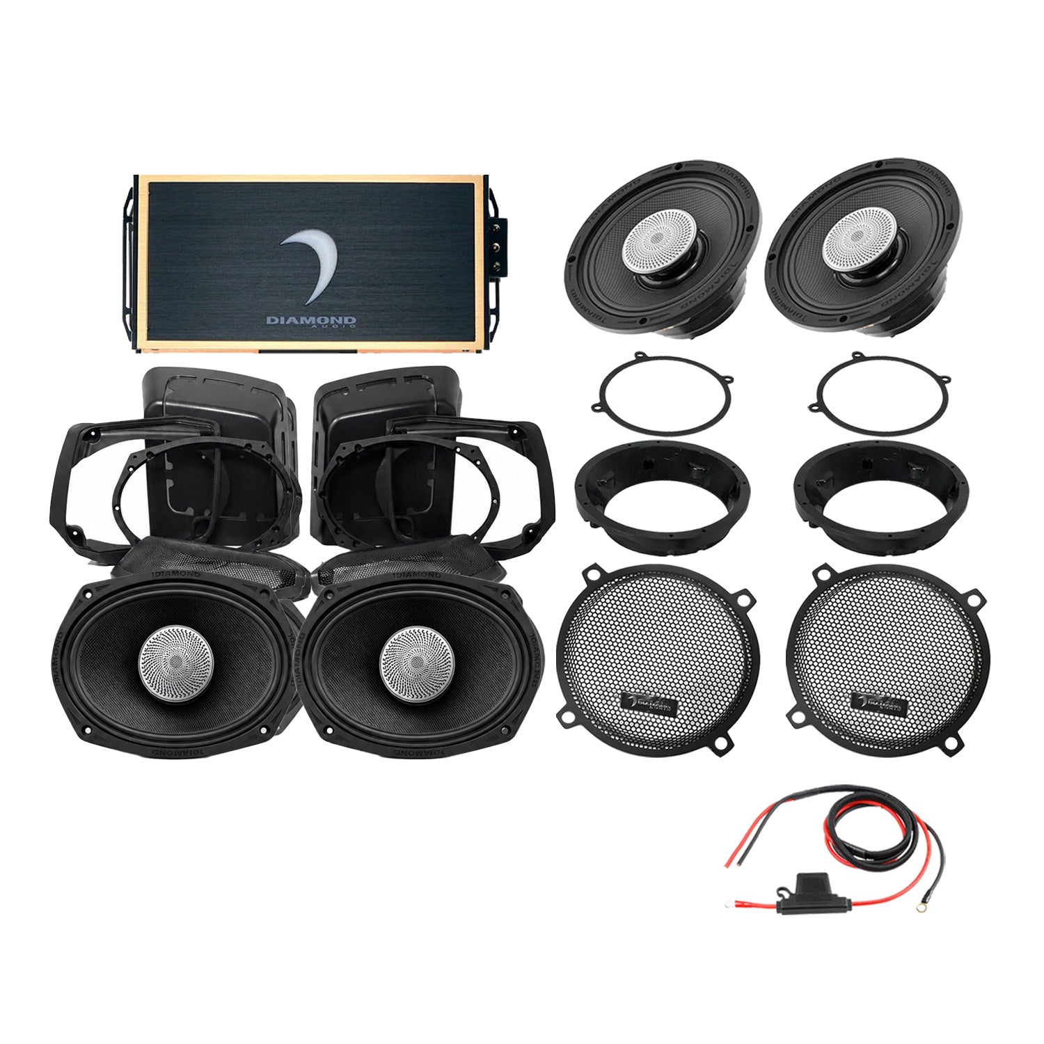 DA9813SGSP5 1998–2013 Street Glide 4-Speaker System