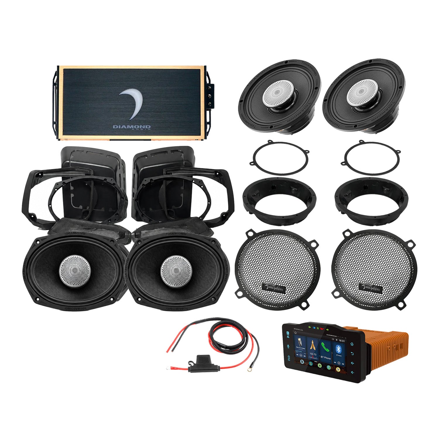DA9813SGSP5R 1998–2013 Street Glide 4-Speaker System