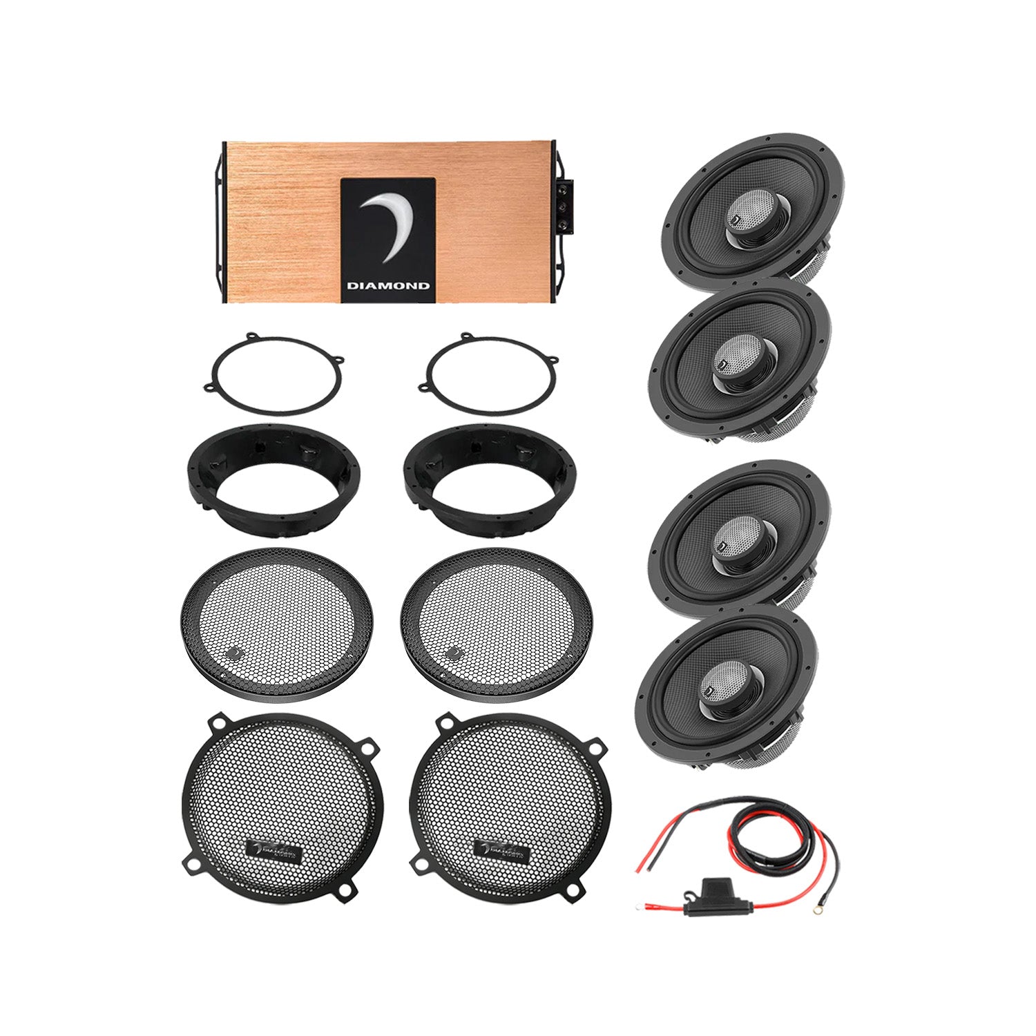 DA9813SGTP1 1998–2013 Street Glide 4-Speaker System