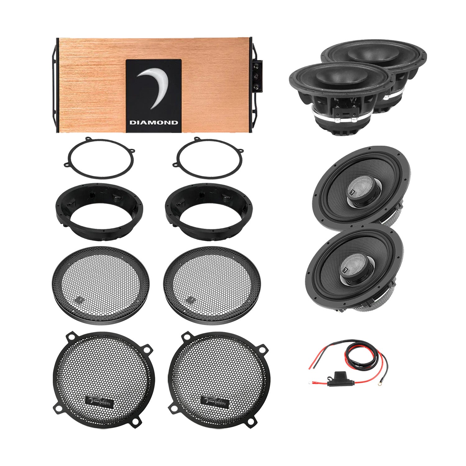 DA9813SGTP2 1998–2013 Street Glide 4-Speaker System