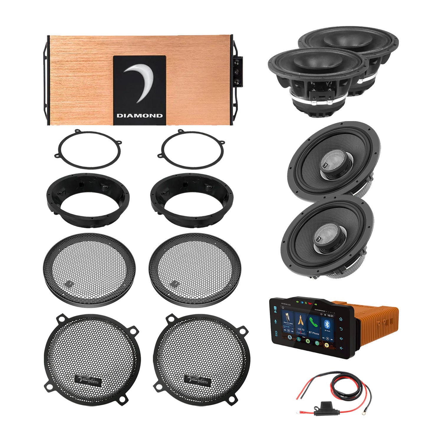 DA9813SGTP2R 1998–2013 Street Glide 4-Speaker System