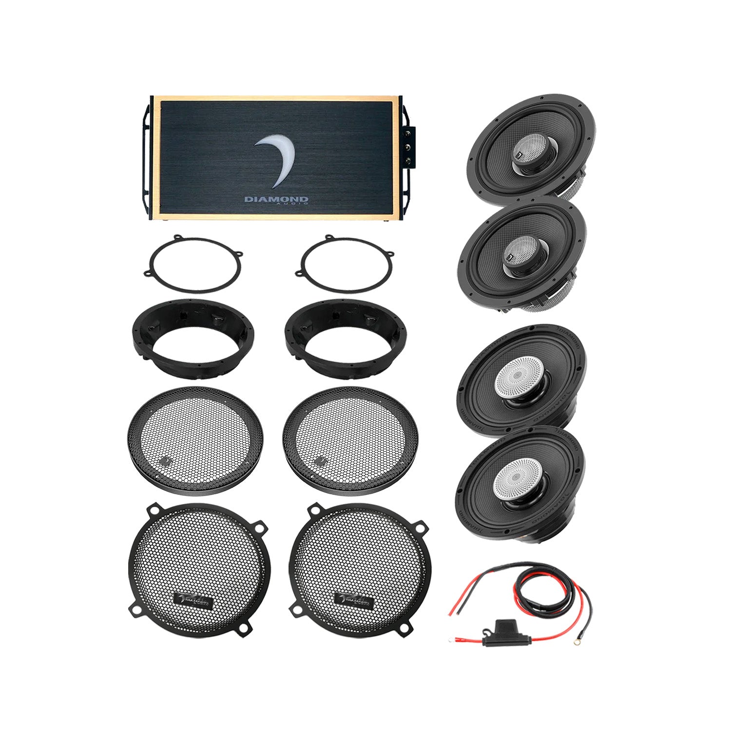 DA9813SGTP3 1998–2013 Street Glide 4-Speaker System