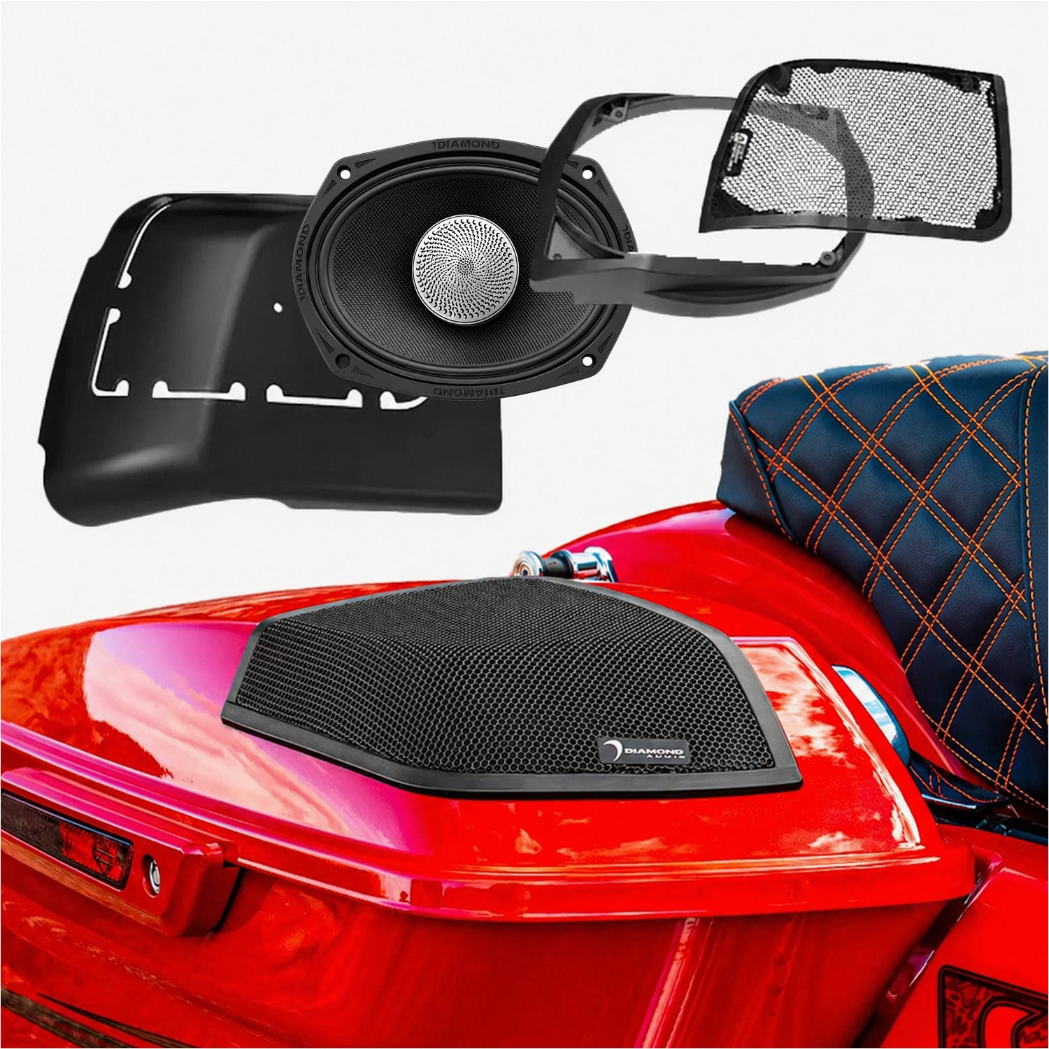 MS692NEO2LK 2014-2023 Cut In Speaker Lid Kit with MS692NEO2 SPEAKERS (2Ω)