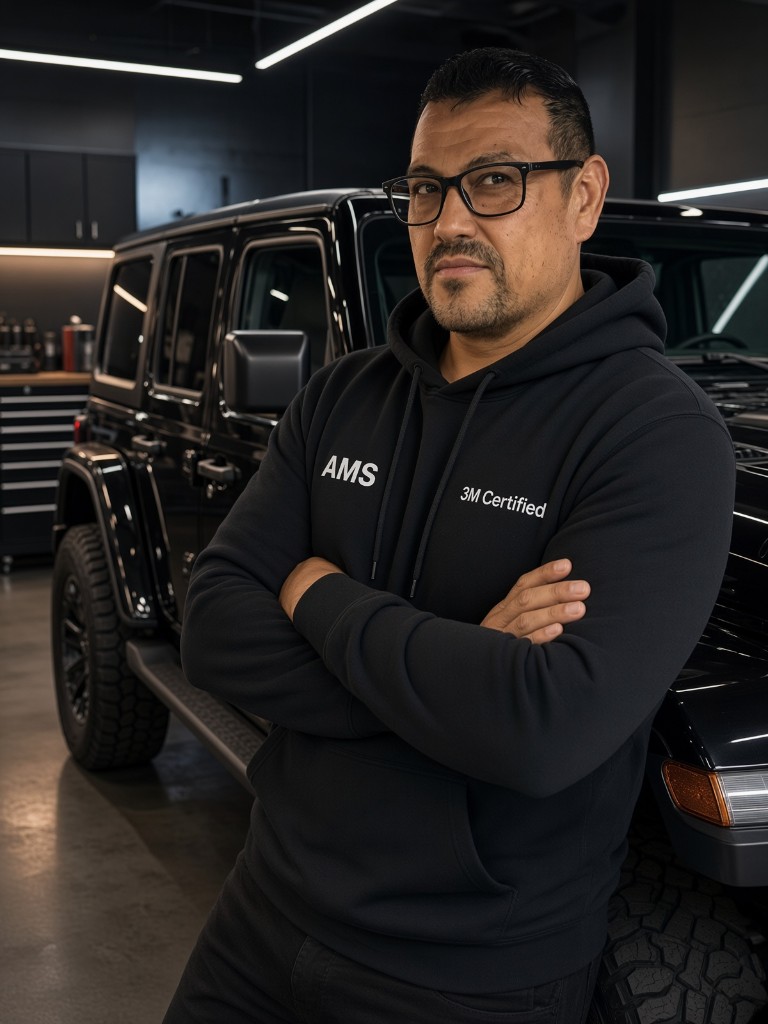 Albert, high-tech installer at Audio MotorSports